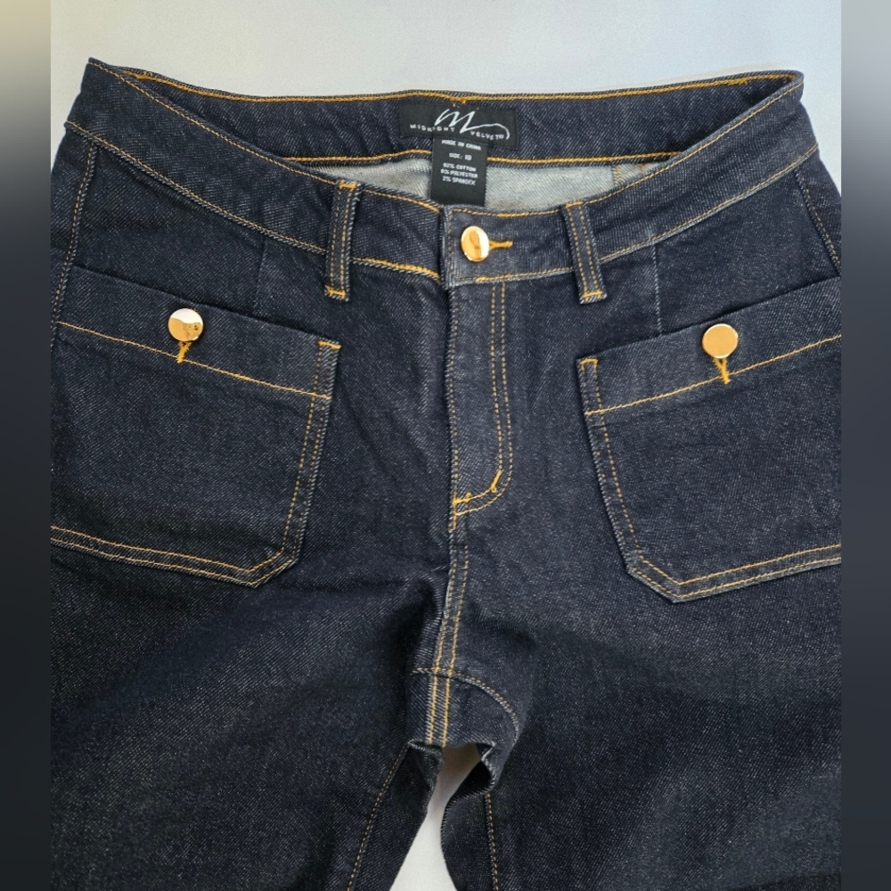 MIDNIGHT VELVET (New)Classic Blue Women's Jeans.Size 10 - Picture 10 of 12